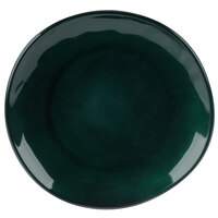 GET Cosmo 9" Green Melamine Irregular Round Coupe Plate - 12/Case