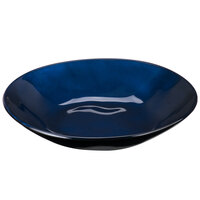 GET Cosmo 1.3 Qt. Blue Melamine Irregular Round Bowl - 12/Case