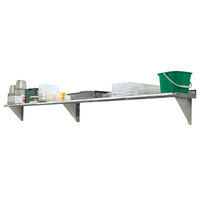 Advance Tabco WS-15-96 15" x 96" Wall Shelf - Stainless Steel