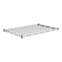 Regency 24" x 36" Chrome Heavy-Duty Dunnage Shelf with Wire Mat - 800 lb. Capacity