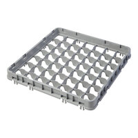 Cambro 49E2151 Soft Gray 49 Compartment Full Size Half Drop Camrack Extender - 19 5/8" x 19 5/8" x 2"