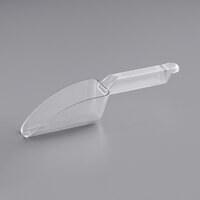 Choice 6 oz. Clear Plastic Utility Scoop