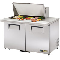 True TSSU-48-15M-B-ADA-HC 48 3/8" Mega Top ADA Height Refrigerated Sandwich Prep Table with Two Doors