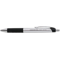 Universal One UNV15540 Advanced Ink Black Medium Point 1mm Retractable Ballpoint Pen - 12/Pack