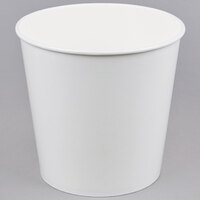 Lavex 10 lb. White Disposable Paper Ice Bucket - 25/Pack