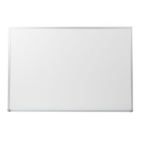 Universal UNV43623 36" x 24" White Melamine Dry Erase Board with Satin Aluminum Frame