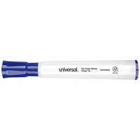 Universal UNV43653 Blue Chisel Tip Desk Style Dry Erase Marker - 12/Pack