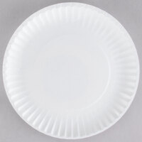 Choice 9" White Uncoated Paper Plate - 1200/Case