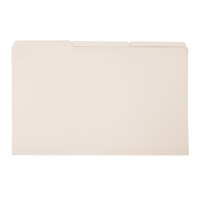 Universal UNV15113 Legal Size File Folder - Standard Height with 1/3 Cut Assorted Tab, Manila - 100/Box