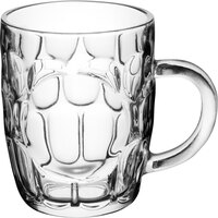 Acopa 20 oz. Customizable Dimple Beer Mug - 12/Case