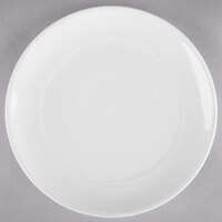 Reserve by Libbey 987659388 Silk 9" Round Royal Rideau White Porcelain Coupe Plate - 12/Case