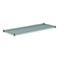 Regency 18" x 48" NSF Green Epoxy Wire Shelf