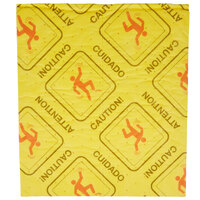 Spilfyter HVU-700T 18" x 16" Yellow Universal High Visibility Light Weight Absorbent Pad - 25/Pack