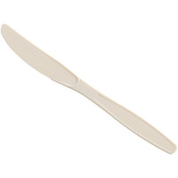 Choice Beige Heavy Weight Polystyrene Plastic Knife - Pack of 100