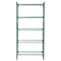 Metro 5A437K3 Stationary Super Erecta Adjustable 2 Series Metroseal 3 Wire Shelving Unit - 21" x 36" x 74"