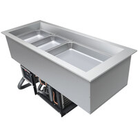 Hatco CWB-S2 Two Pan Refrigerated Slim Drop-In Cold Food Well - 120V