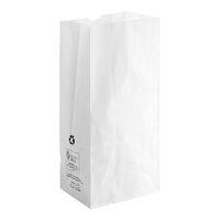 Duro 6 lb. White Paper Bag - 500/Bundle