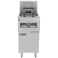 Frymaster RE14C-SD 50 lb. High-Efficiency Electric Floor Fryer with CM3.5 Controls - 208V, 3 Phase, 14 KW