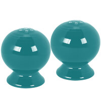 Fiesta® Dinnerware from Steelite International HL497107 Turquoise China Salt and Pepper Shaker Set - 4/Case