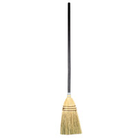 Rubbermaid FG637300BRN 8" Lobby Corn Broom with 26" Handle