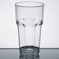 Carlisle 582007 Louis 20 oz. Clear SAN Plastic Tumbler - 24/Case