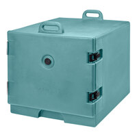 Cambro 1826MTC401 Camcarrier Slate Blue Front Loading Insulated Tray / Sheet Pan Carrier for Full Size Pans