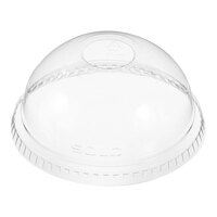 Dart Conex DLR662 Clear Dome Lid with 1" Hole - 100/Pack