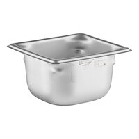 Vollrath 90642 Super Pan 3® 1/6 Size 4" Deep Anti-Jam Stainless Steel Steam Table / Hotel Pan - 22 Gauge