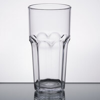 Carlisle 581407 Louis 14 oz. Clear SAN Plastic Tumbler - 24/Case