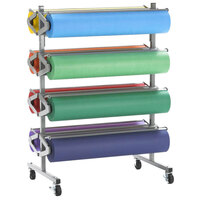 Bulman R370 36" Horizontal Tower 8 Roll Standard Paper Rack - Assembled