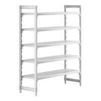 Cambro CPU185464V5480 Camshelving® Premium Shelving Unit with 5 Vented Shelves 18" x 54" x 64"
