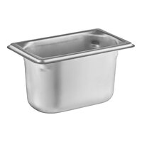 Vollrath 90942 Super Pan 3® 1/9 Size 4" Deep Anti-Jam Stainless Steel Steam Table / Hotel Pan - 22 Gauge