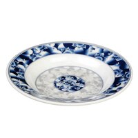 Thunder Group 1110DL Blue Dragon 12 oz. Round Melamine Soup Plate - 12/Pack