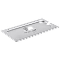 Vollrath 75230 Super Pan V® 1/3 Size Slotted Stainless Steel Steam Table / Hotel Pan Cover