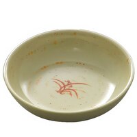 Thunder Group 3955GD Gold Orchid 9 oz. Round Melamine Bowl - 12/Case