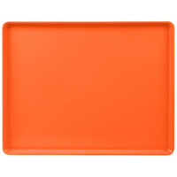 Cambro 1418D222 14" x 18" Orange Pizazz Dietary Tray - 12/Case