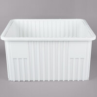 Metro MTB93120 23" x 18" x 12" White Divider Tote Box