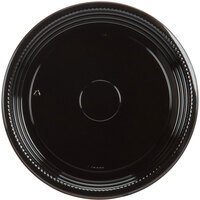 WNA Comet A512PBL Caterline Casuals 12" Black Round Catering Tray - 25/Case