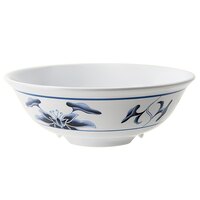 GET M-810-B Water Lily 24 oz. Melamine Bowl - 12/Pack