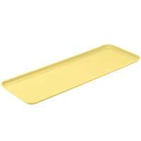 Cambro 1030MT145 10" x 30" Yellow Fiberglass Market Tray