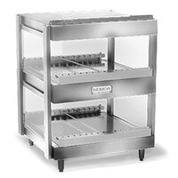 Nemco 6480-24 24" Horizontal Double Shelf Merchandiser - 120V