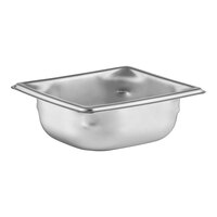 Vollrath 90622 Super Pan 3® 1/6 Size 2 1/2" Anti-Jam Stainless Steel Steam Table / Hotel Pan - 22 Gauge