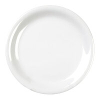 Thunder Group CR110W 10 1/2" White Narrow Rim Melamine Plate - 12/Pack