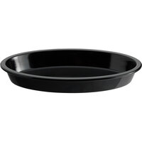 GET ML-182-BK 1.5 Qt. 12 1/2" x 7" Black Melamine Oval Casserole Dish for GET ML-191 Adapter Plate - 6/Case