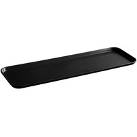 Cambro 826MT110 8" x 26" Black Fiberglass Market Tray