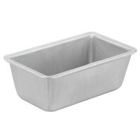 Chicago Metallic 40415 3/8 lb. Glazed Aluminized Steel Bread Loaf Pan - 5 5/8" x 3 1/8" x 2 3/16" Cavities