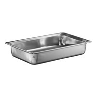 Vollrath 90042 Super Pan 3® Full Size 4" Deep Anti-Jam Stainless Steel Steam Table / Hotel Pan - 22 Gauge