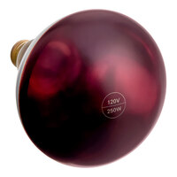 Lavex 250 Watt Red Coated Infrared Heat Lamp Light Bulb