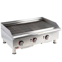 APW Wyott 3H-GCB-36S 36" Radiant Charbroiler - 90,000 BTU