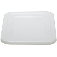 Cambro 1520CBCP148 Cambox 20" x 15" White Plastic Bus Tub / Food Storage Box Lid